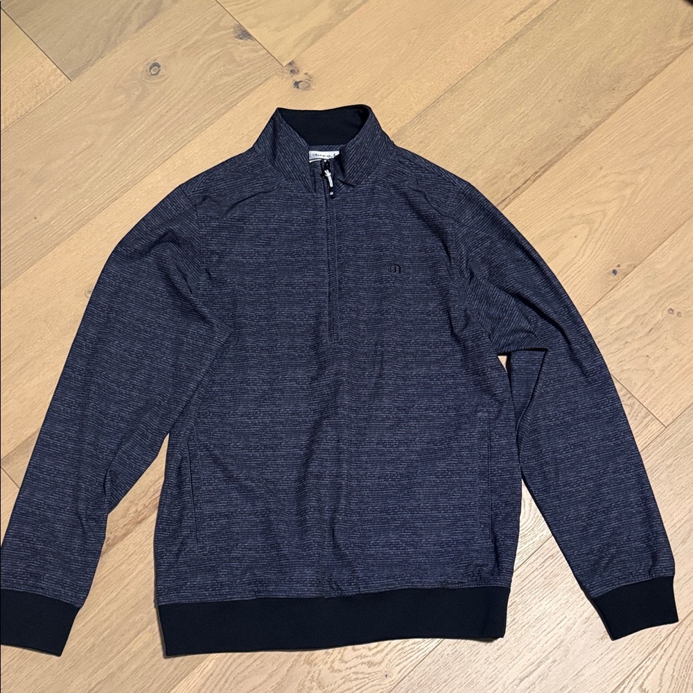 Travis Mathew Dark Grey Zip-Up shirt M